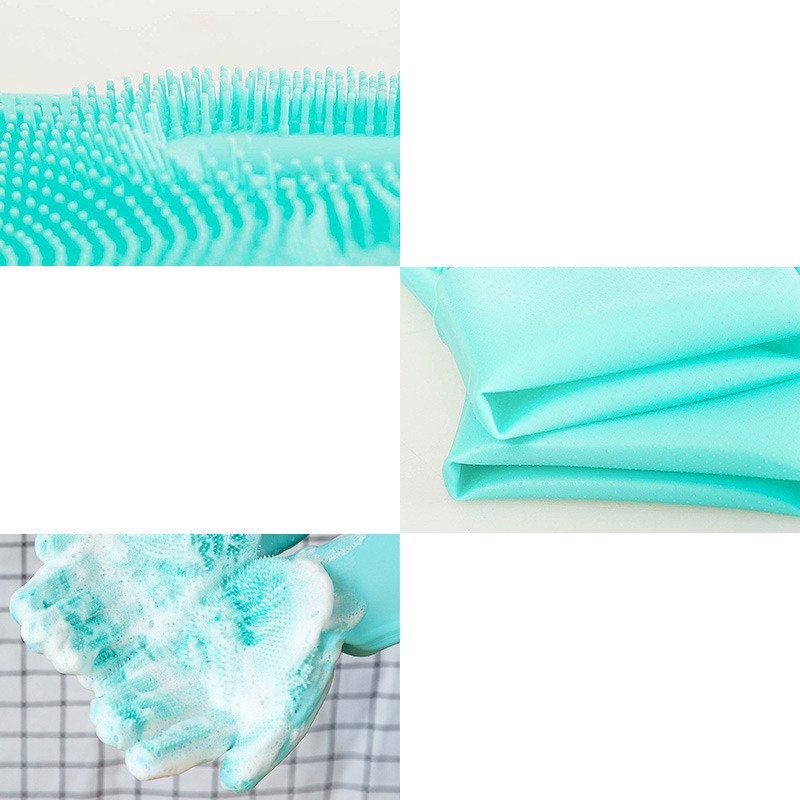 Silicone Dog Grooming Hair Comb Puppy Brush Glove Bath Cleaning Brushes Small Dog Cat Massage Pet Grooming Gloves - Image 3