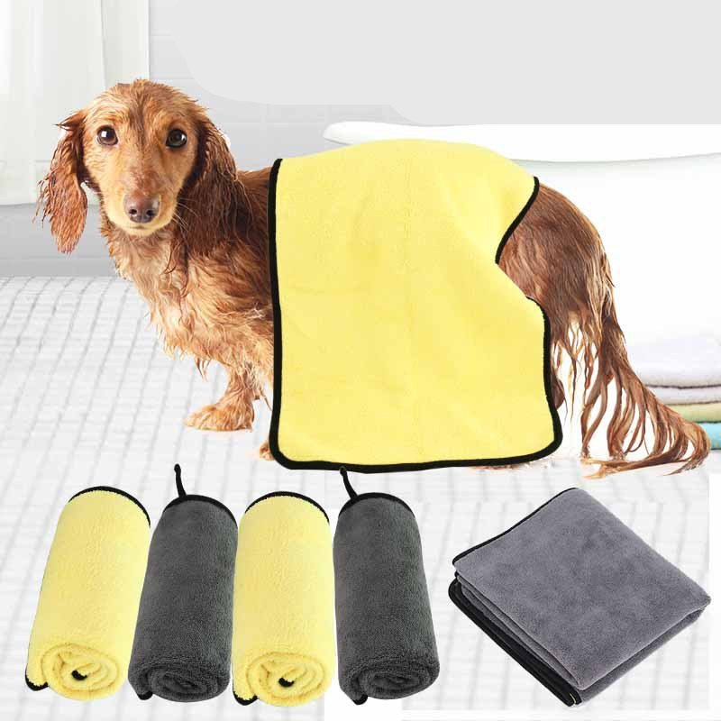 Pet Absorbent Towel Multi-size High Quality Pet Bath Towel - Image 3