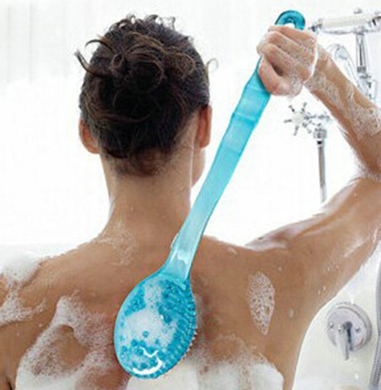 Long Handle Back Brush Back Body Bath Shower Sponge Scrubber Bath Brushes Exfoliating Scrub Skin Massage Exfoliation Bathroom - Image 6