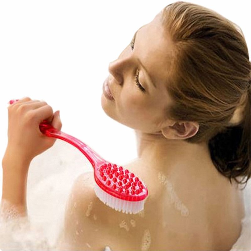 Long Handle Back Brush Back Body Bath Shower Sponge Scrubber Bath Brushes Exfoliating Scrub Skin Massage Exfoliation Bathroom - Image 5