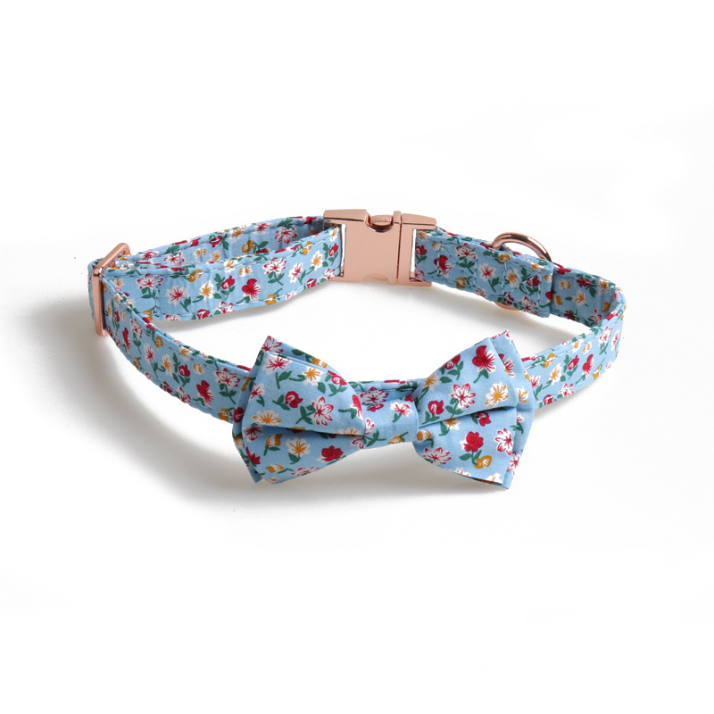 Brand New Metal Bow Pet Collar