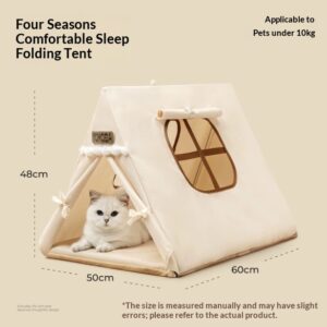 Thickened All-Season Universal Cat Tent Semi-Enclosed Safe-Feel Pet Dog Bed