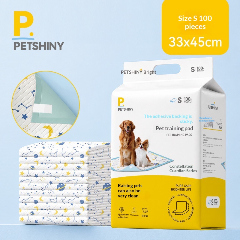 Self-Adhesive Absorbent Pet Pee Pads For Dogs & Cats.