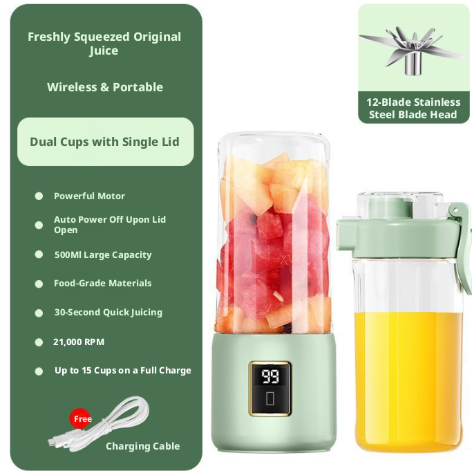 Juicer-Avocado Green-1000ml-1 piece - Image 5