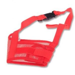 Magic Sticky Pet Nylon Mesh Dog Muzzle Cover
