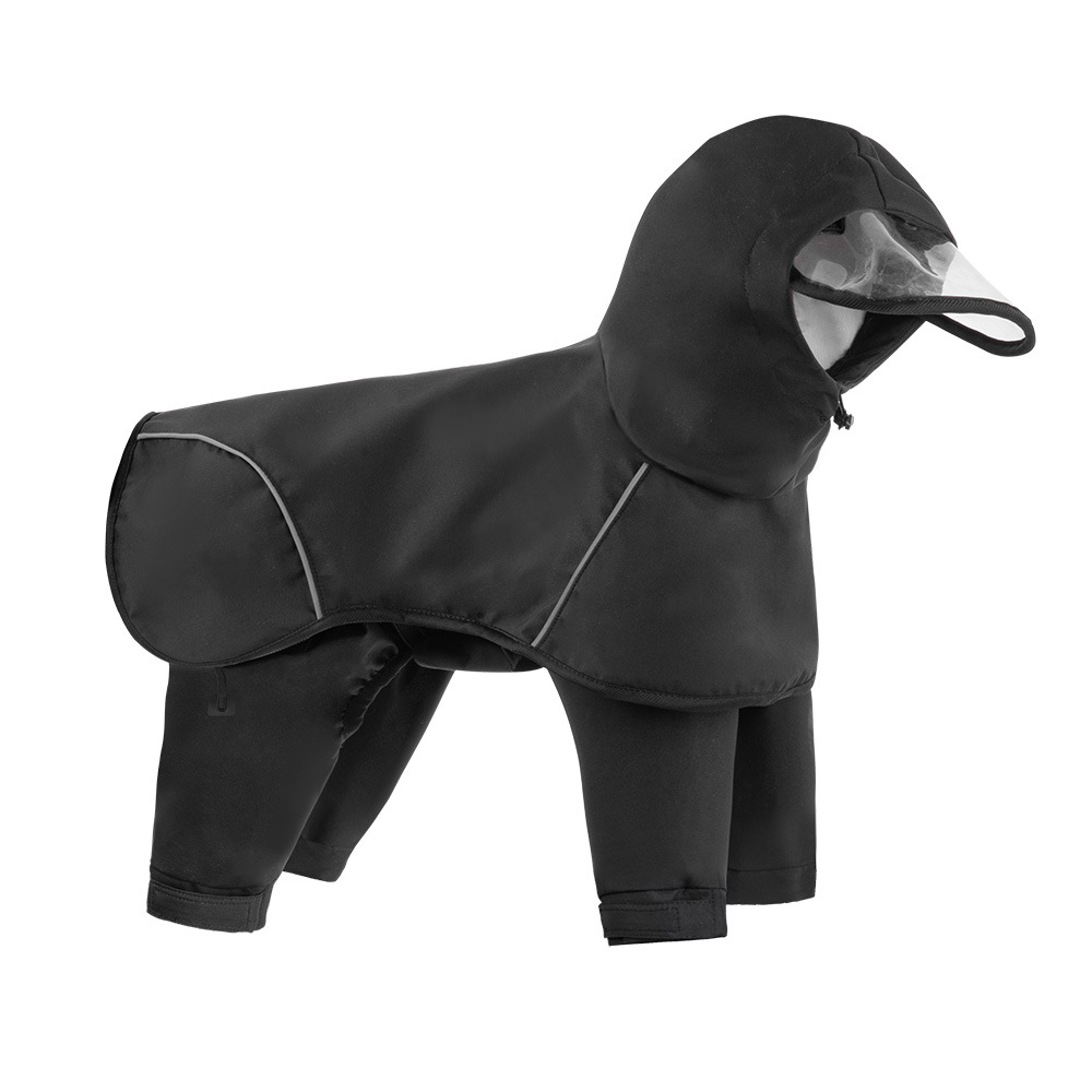 Hooded Full-Covering Raincoat For Small And Medium-Sized Dogs