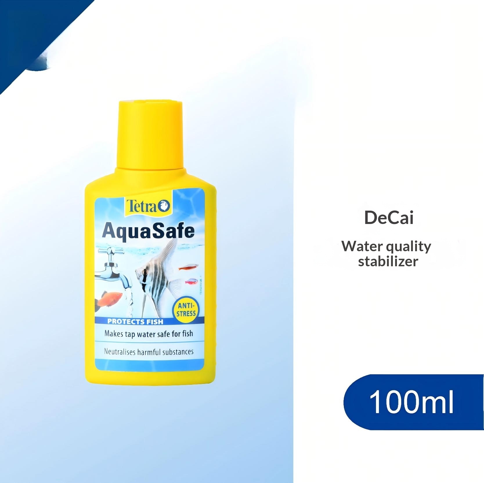 Water Conditioner, Stabilizer, Dechlorinator, And Pressure Reducer For Removing Harmful Substances From Aquariums
