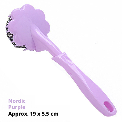 Wireball pan dish brush-Nordic purple-1 pc