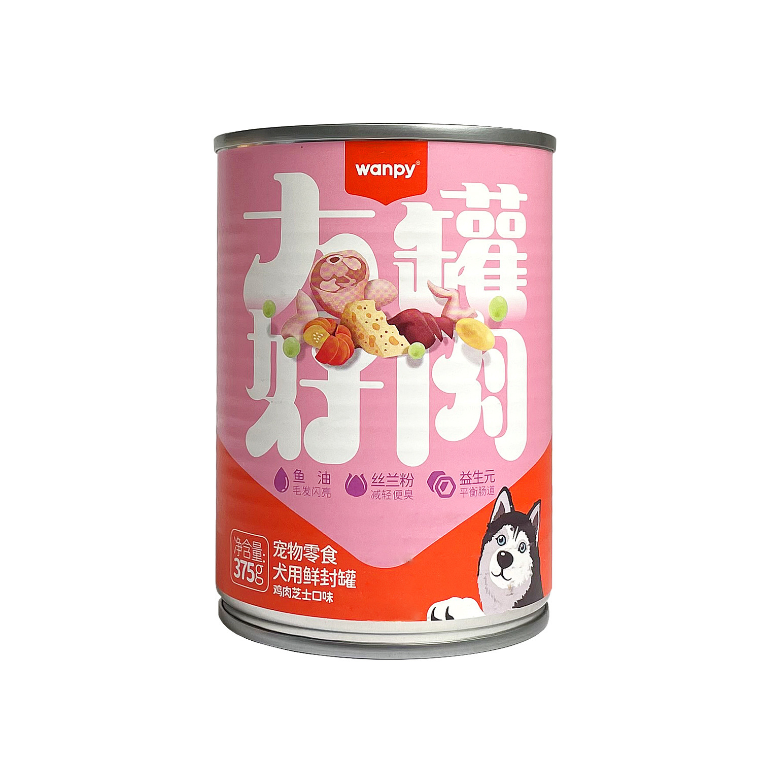 Naughty Dog Canned 375g Beef Chicken Wet Food - Image 10