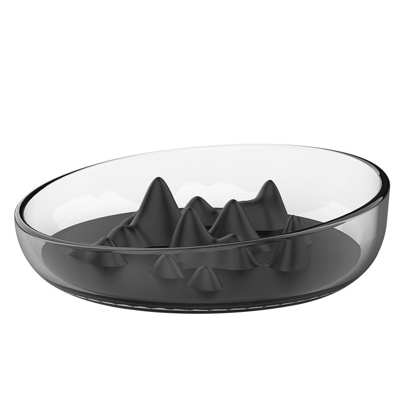 New Pet Silicone Slow Food Bowl Dog Choking Bowl Cat Bowl Cat And Dog Food Bowl