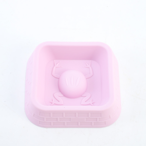 Silicone Pet Slow Food Bowl-Pink-Silicone-1 piece