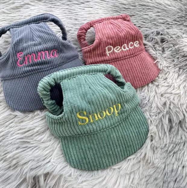 Customized Dog Baseball Cap Leaky Ear Pet Cap Duckbill Cap