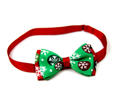 1 Pieces Cute Christmas Pet Supplies Handmade Ribbon Dog Bow Ties 8 Colors Cat Neck Tie Dog Accessories - Image 8