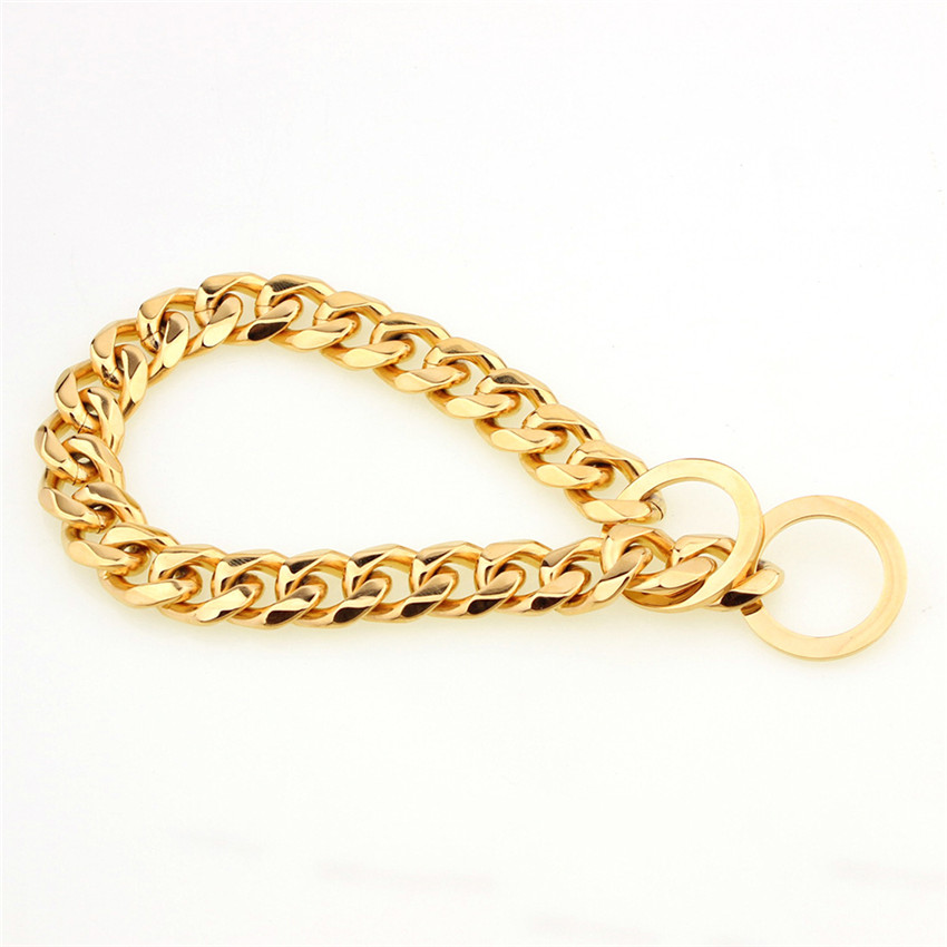 Titanium Steel Stainless Steel Two-tone Polished Gold Collar - Image 2