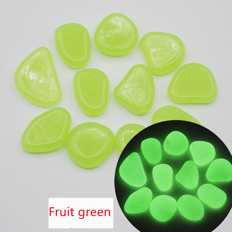 Garden aquarium aquarium luminous stone Artificial fluorite fluorescent luminous pebbles - Image 8