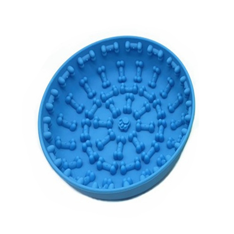 Dog Choking Prevention Bowl Silicone Pet Slow Food Bowl