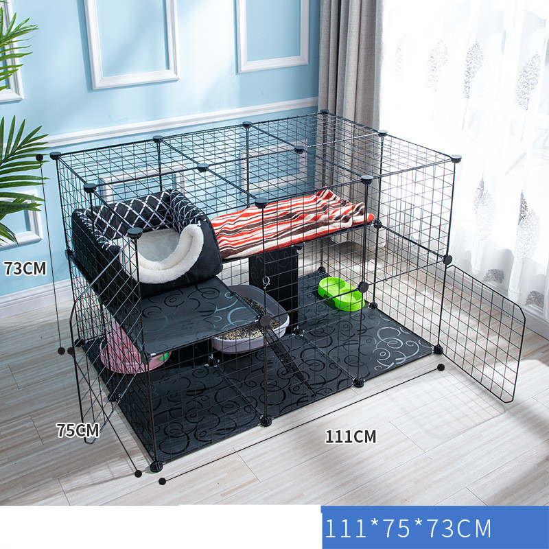 Creative DIY Assembling Pet Wire Fence Indoor Cat Cage - Image 8