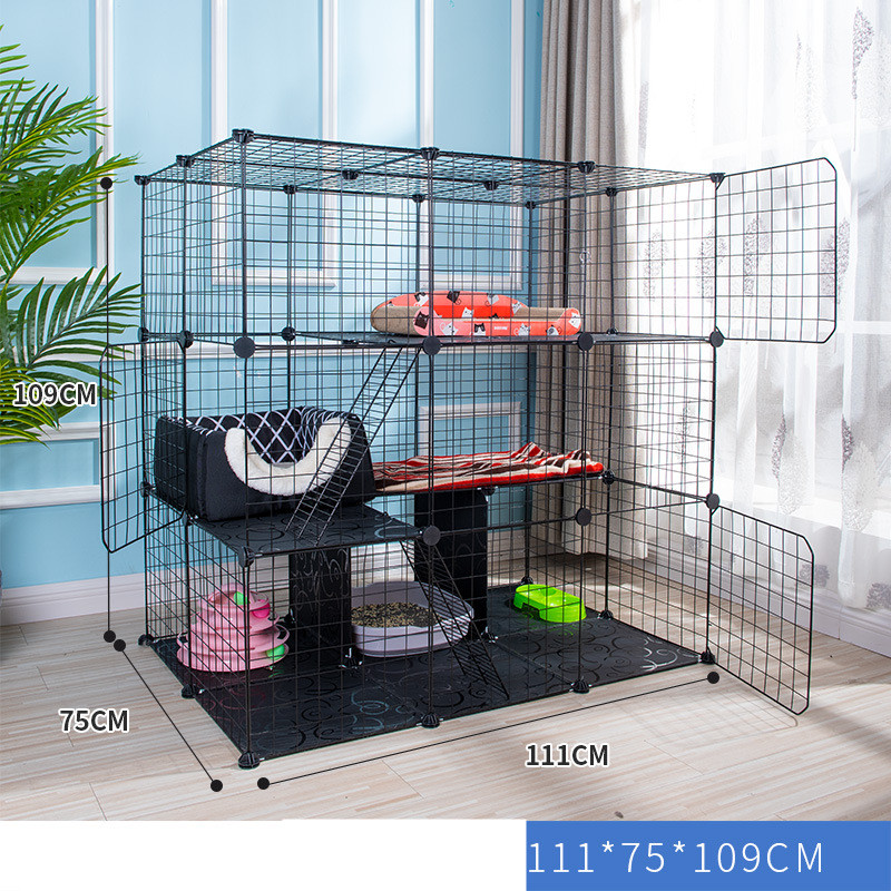 Creative DIY Assembling Pet Wire Fence Indoor Cat Cage - Image 9