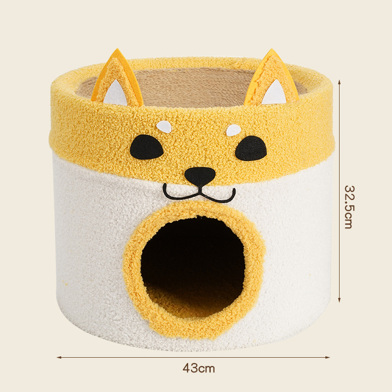Cat Climbing Frame With Mat Bucket-style Cat Bed