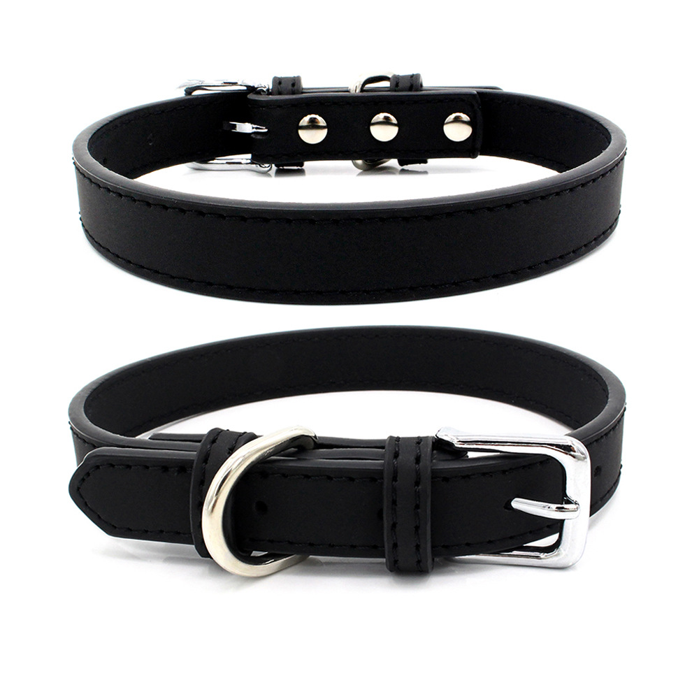 Comfortable Skin Feeling Leather Pet Collar