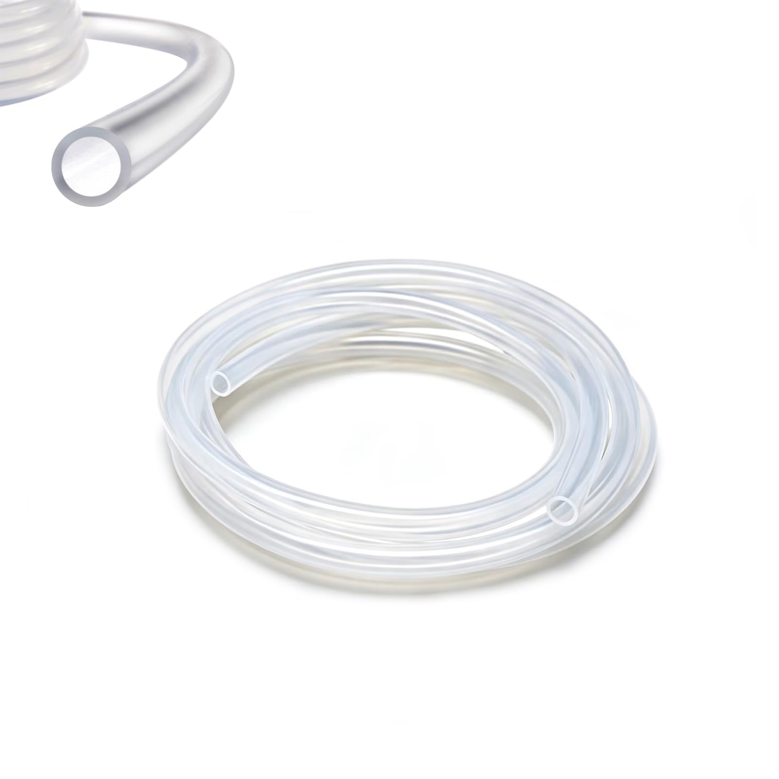 Aquarium Silicone Airline Tubing Odorless Anti-Fall-Off Air Hose 6.5Ft ID For Fish Tank Air Pump Air Stone And Bubble Filter