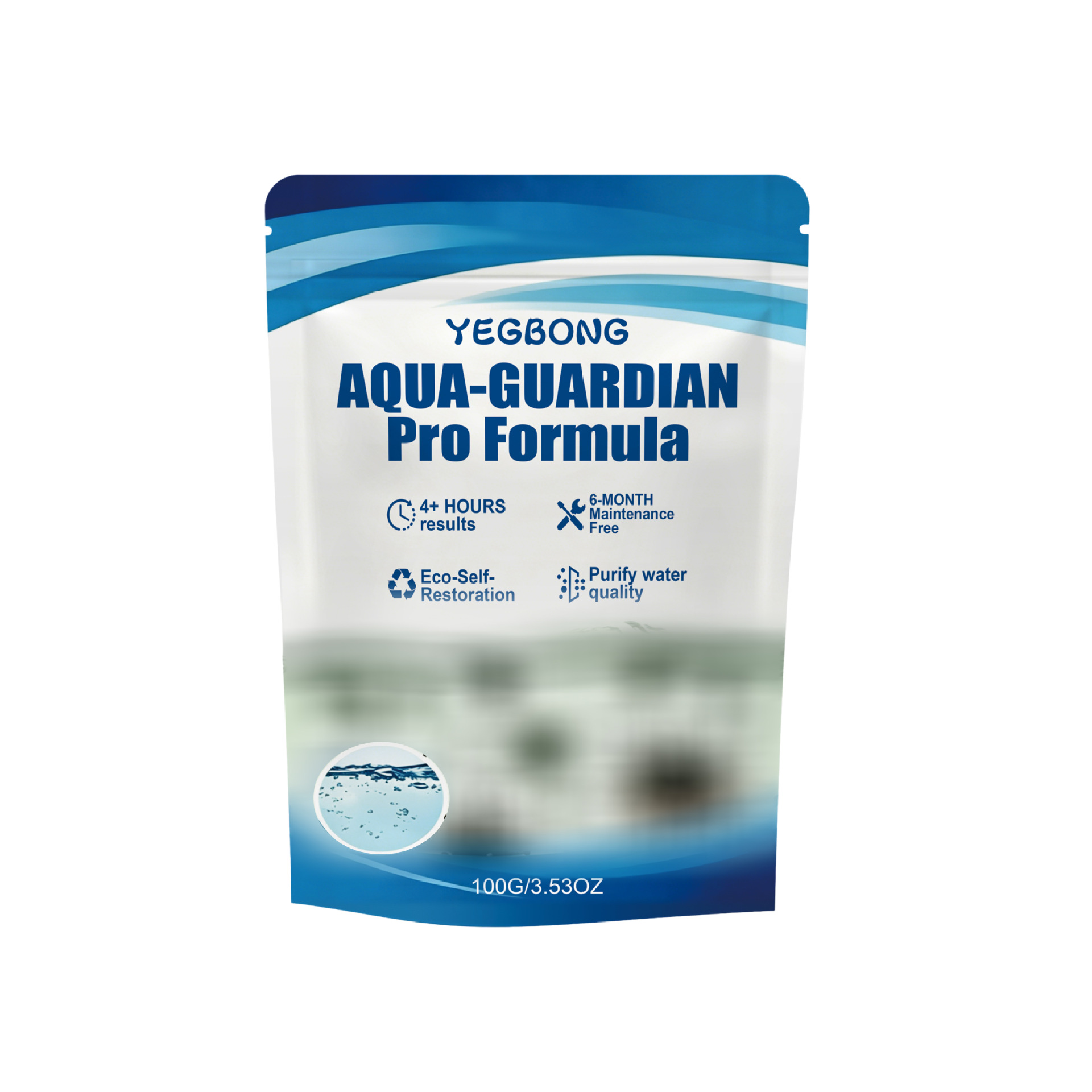 Yegbong Water Guardian Clear Water Quality Fish Supplies Algae Remover Fish Tank Cleaner Fish Care Agent