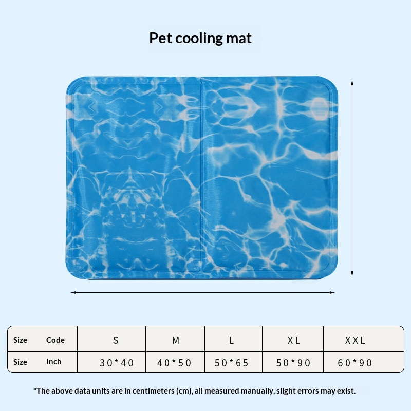 Water-wave-pattern Pet Gel-sponge Cooling Mat - Image 2
