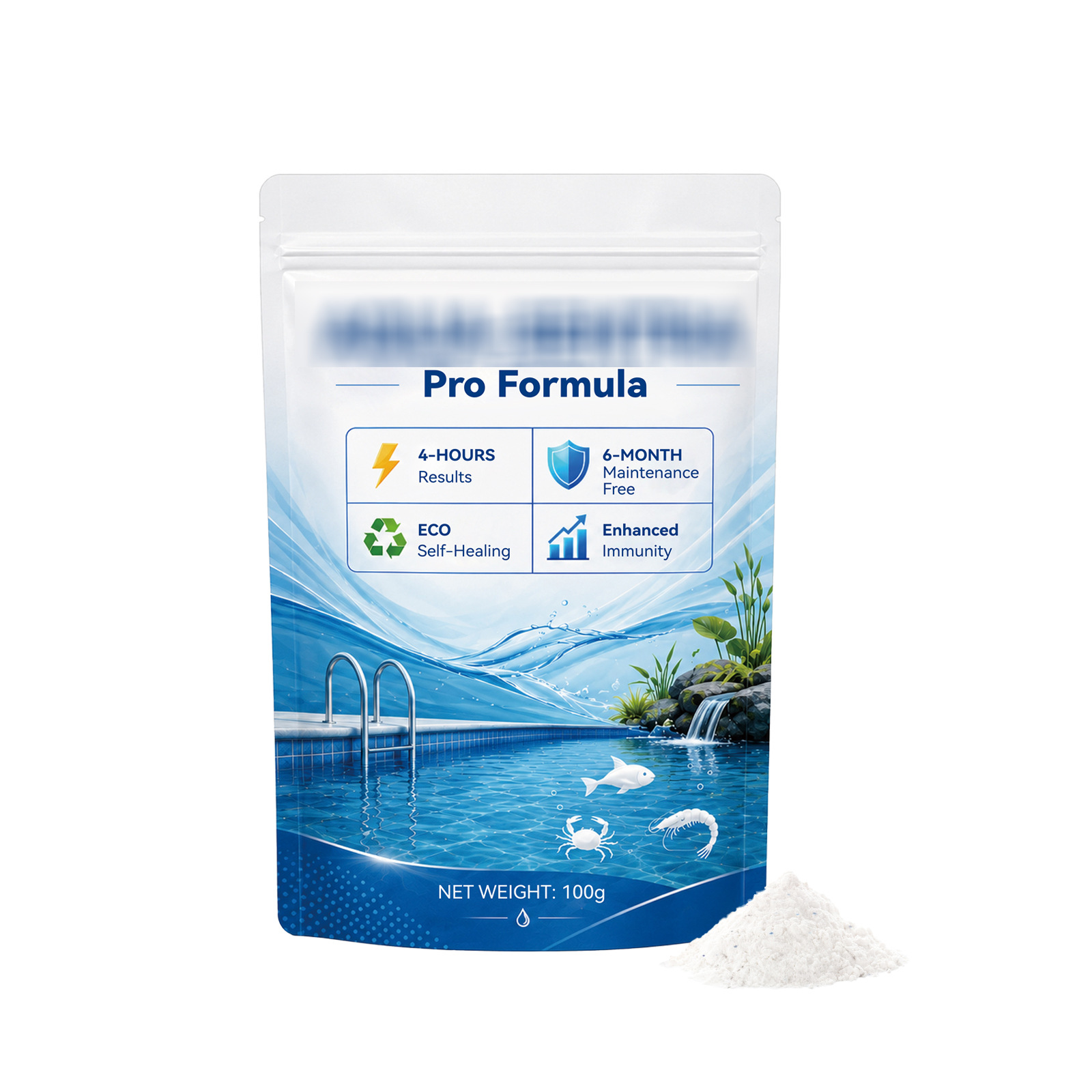 Water Quality Clarifying Powder Purifies Water, Makes It Clear And Long-Lasting, Cleans Daily Impurities, Removes Scale, Cares For Fish Tanks, And Improves Turbidity