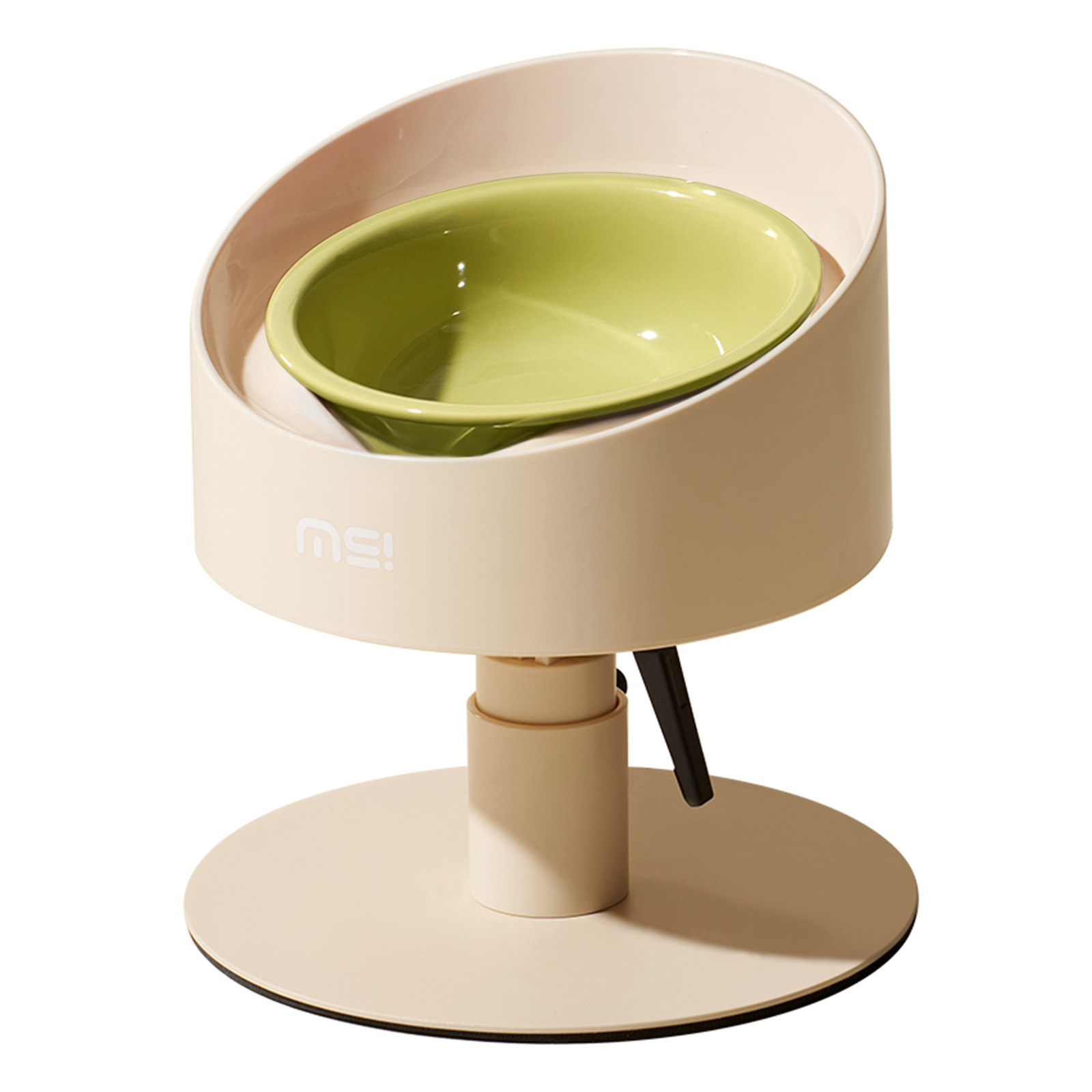 Mochi Sunflower Cat Bowl Ceramic Neck-Support Adjustable For Pets - Image 7