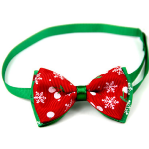 1 Pieces Cute Christmas Pet Supplies Handmade Ribbon Dog Bow Ties 8 Colors Cat Neck Tie Dog Accessories