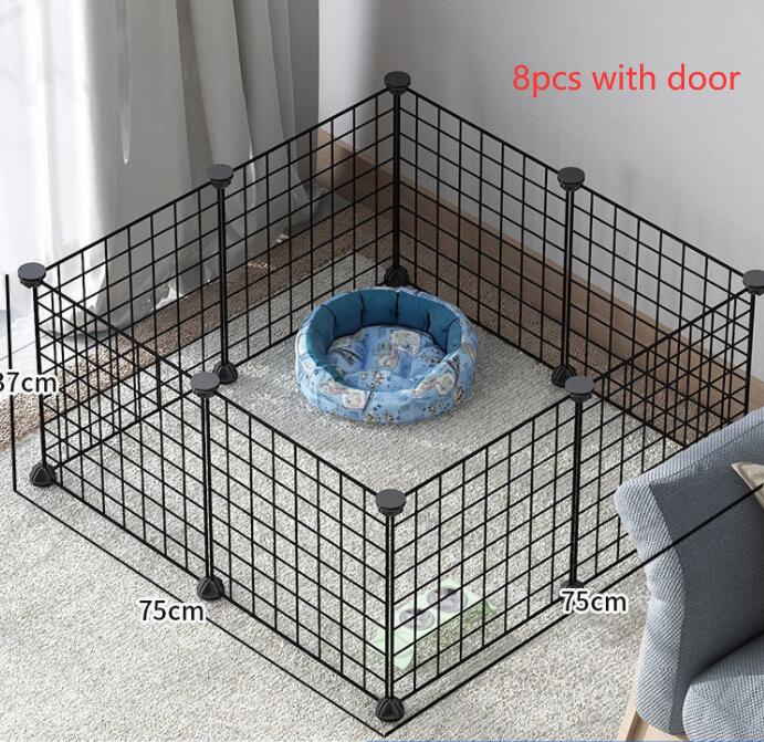 Creative DIY Assembling Pet Wire Fence Indoor Cat Cage - Image 14
