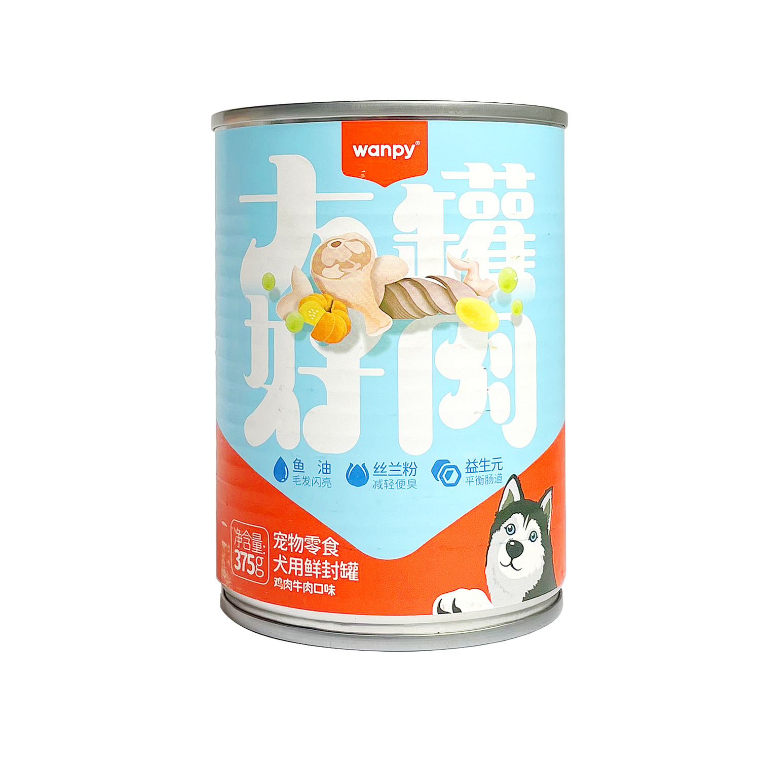 Naughty Dog Canned 375g Beef Chicken Wet Food - Image 8