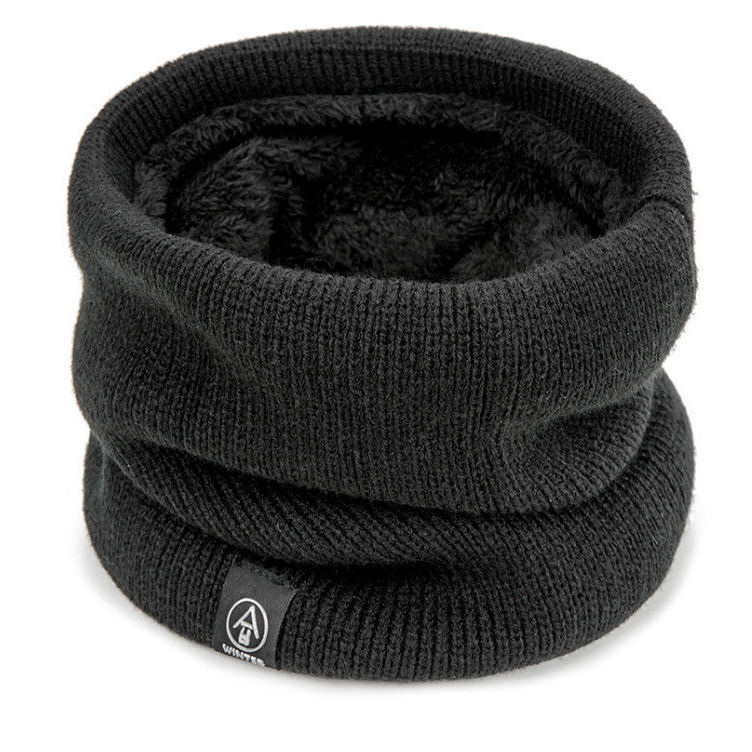 Velvet neck-black-1 piece