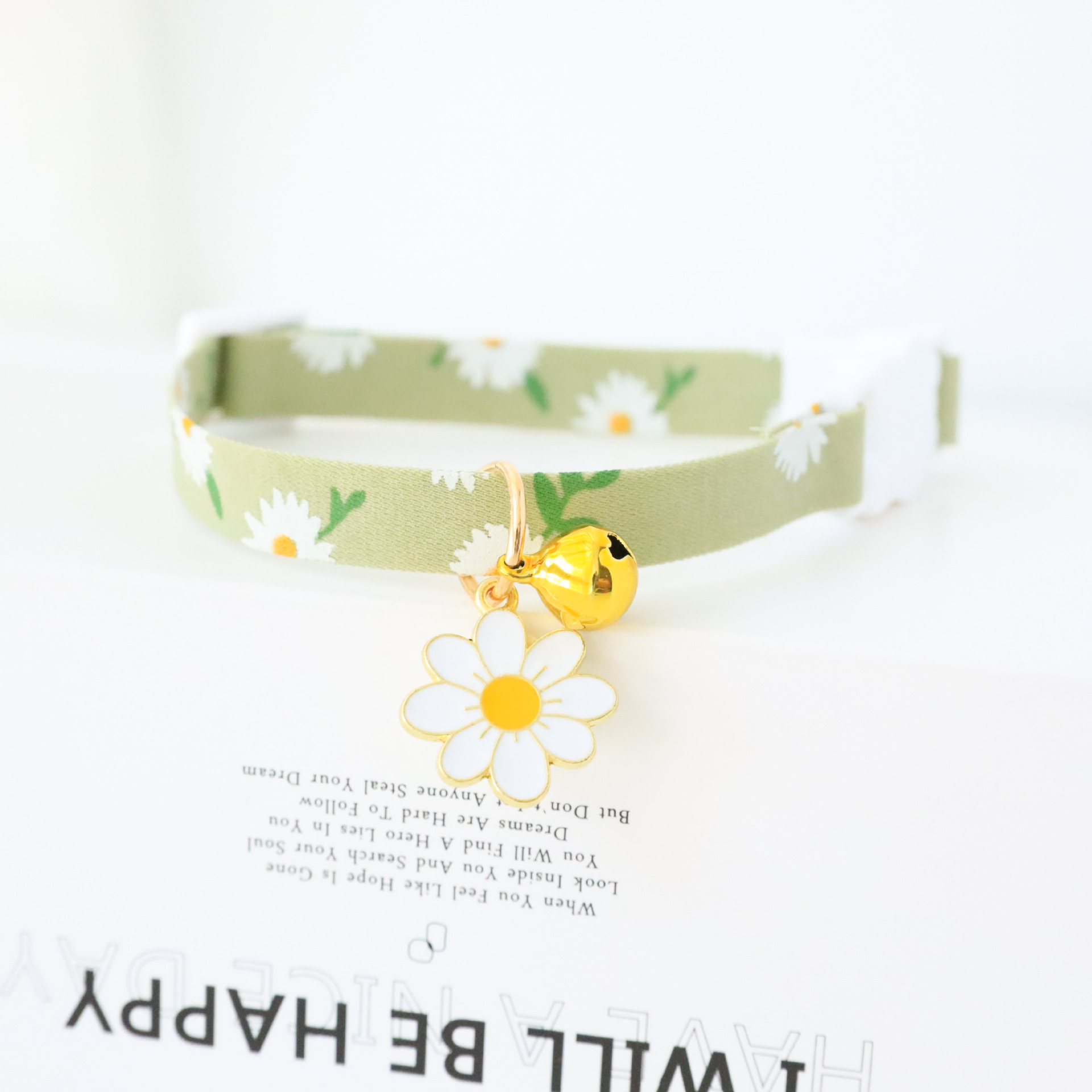 Kitten And Dog Bell Safety Clip Necklace Accessory