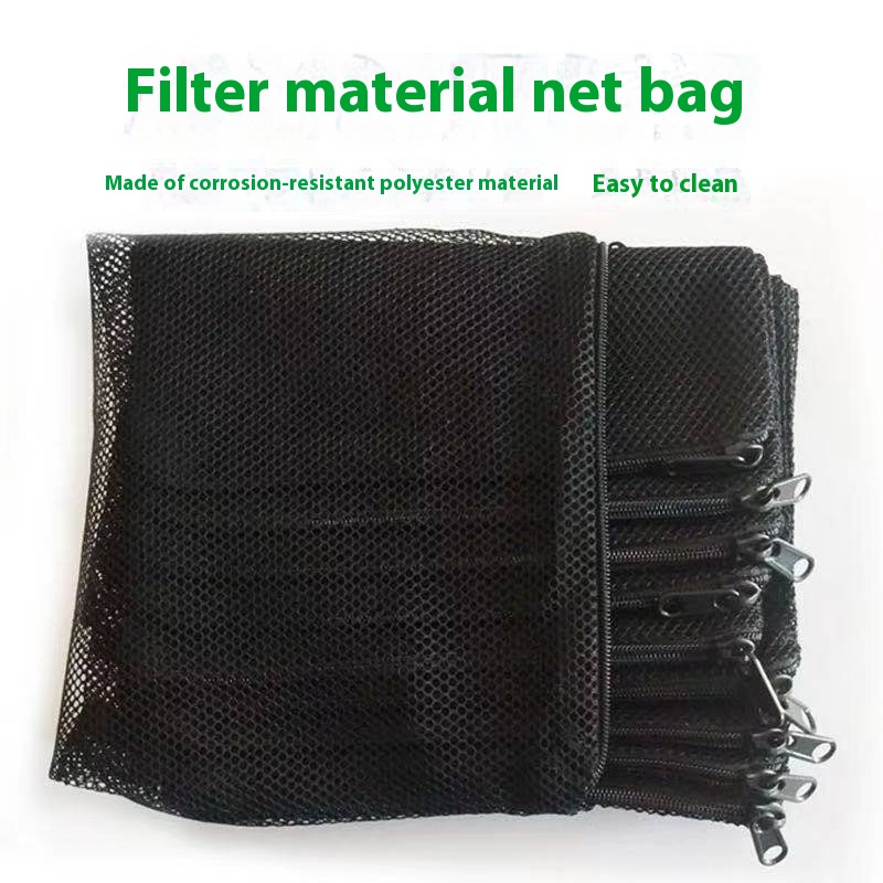 Fish Tank Filter Material Net Pocket Activated Carbon Polyester - Image 2