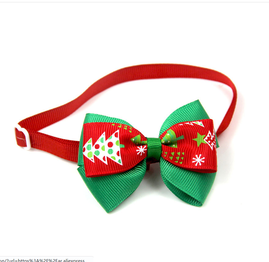 Christmas Pet Bow Tie Bow Tie Cat Dog Party Decoration Props - Image 6