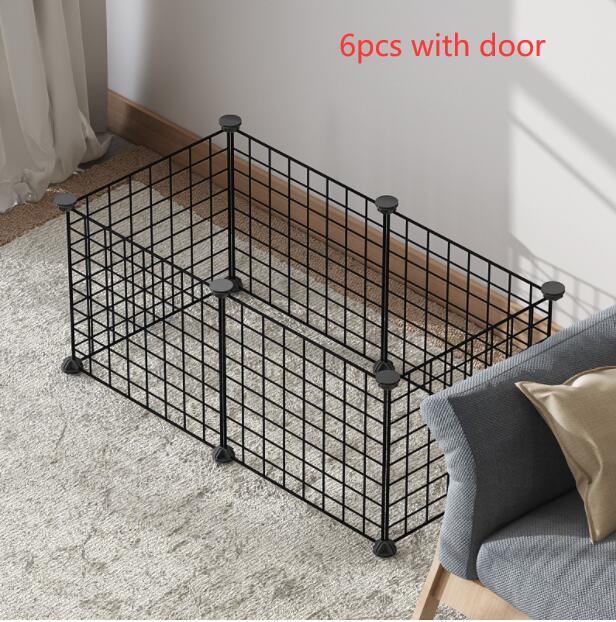 Creative DIY Assembling Pet Wire Fence Indoor Cat Cage - Image 13