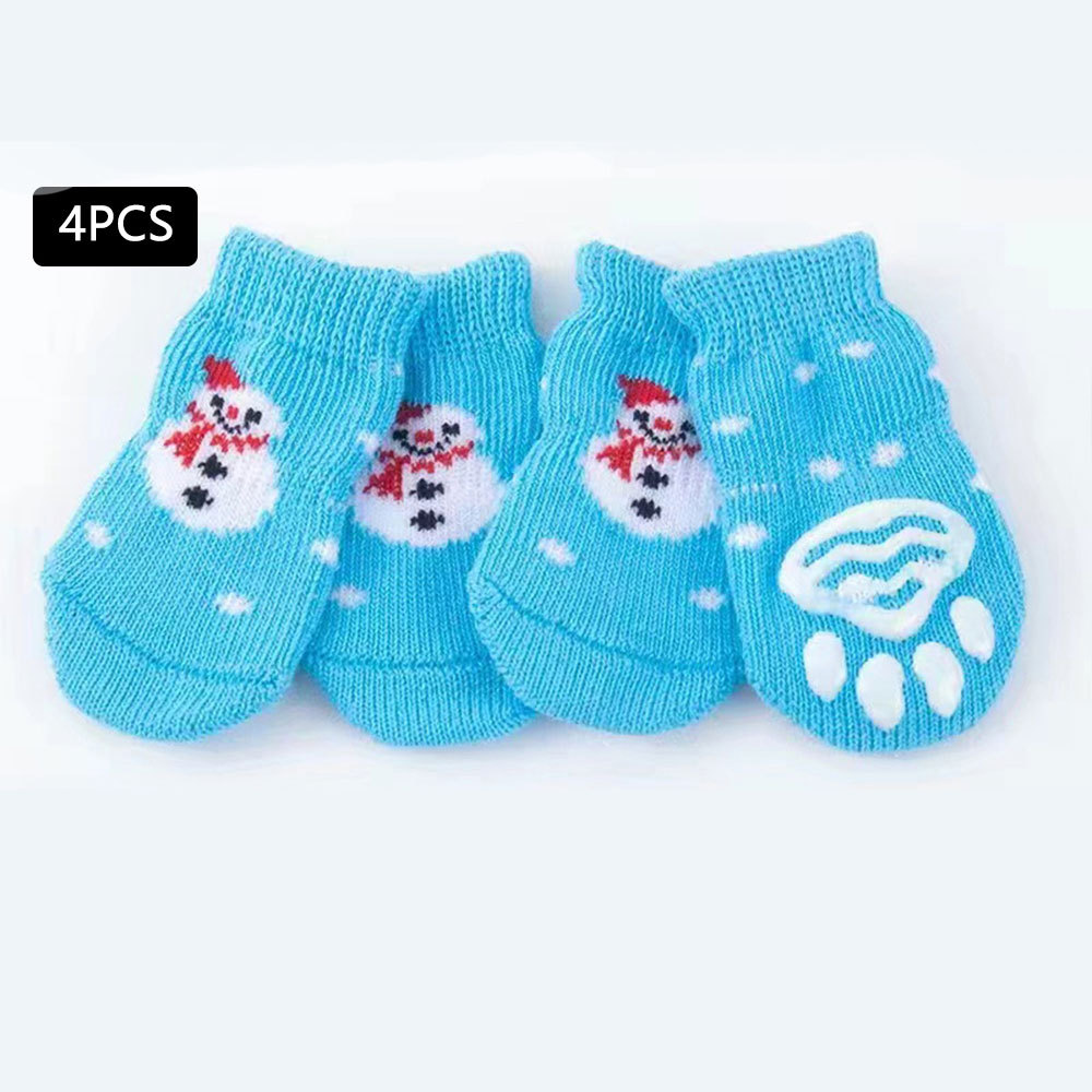 Christmas Pet Dog Socks Santa Claus Elk - Image 2