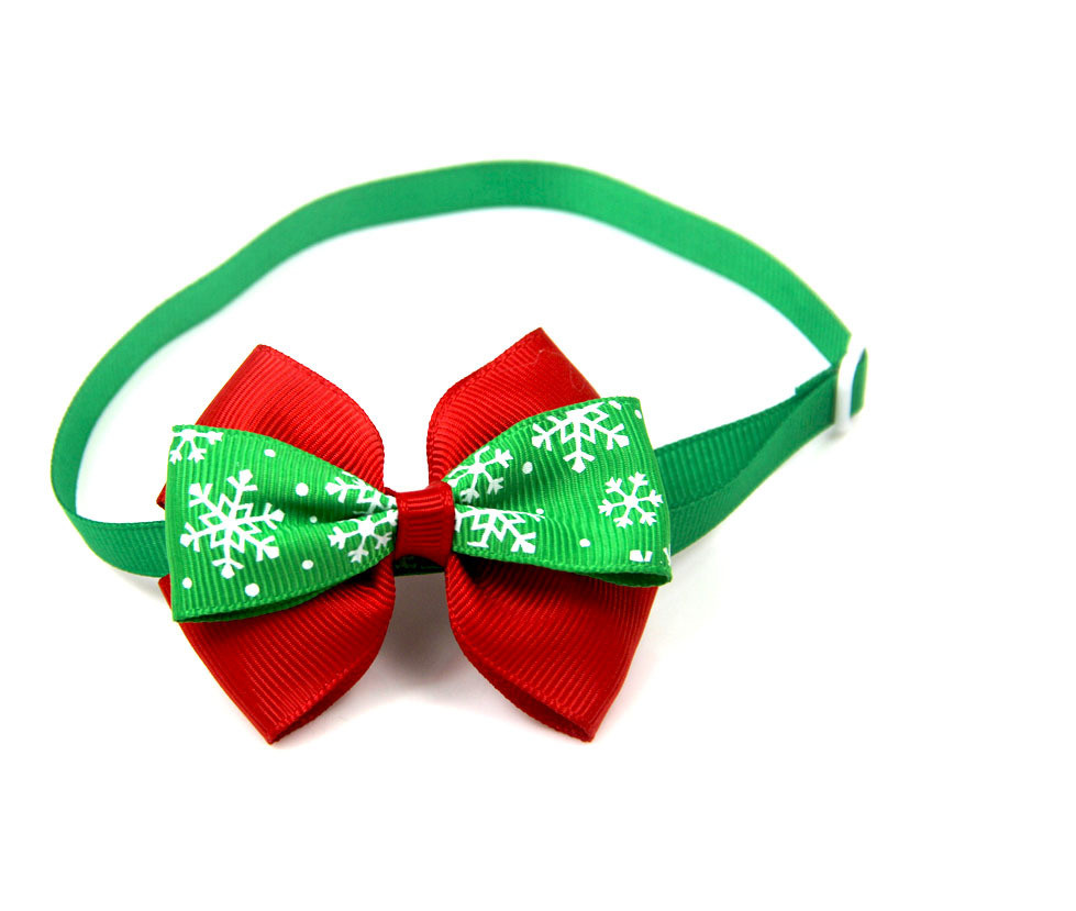 Christmas Pet Bow Tie Bow Tie Cat Dog Party Decoration Props - Image 2