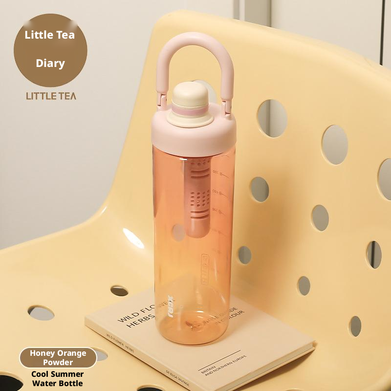 Large capacity water cup-tangerine powder-1 piece