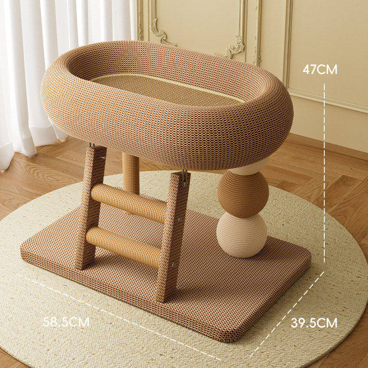 Cat Tree For Small Homes Space-saving Cat Toy And Scratching Post