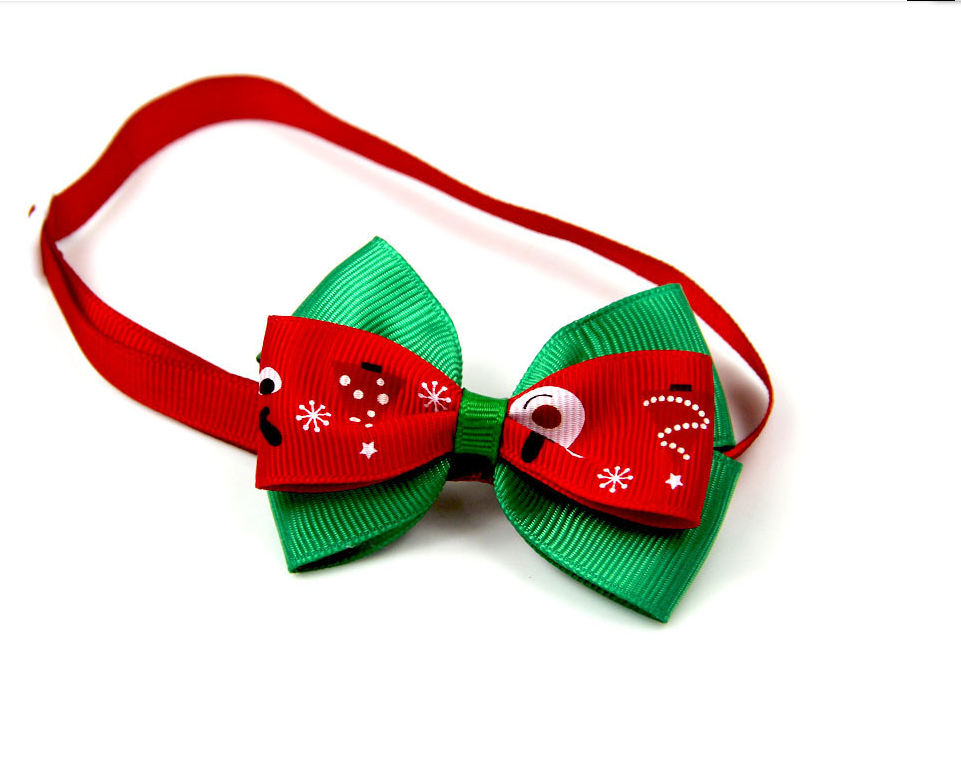 Christmas Pet Bow Tie Bow Tie Cat Dog Party Decoration Props - Image 3