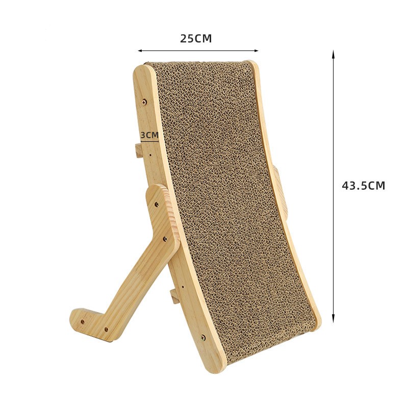 Deformation Cat Bed Vertical Corrugated Paper Grinding Claw Toy Replaceable Core Pet Products - Image 2