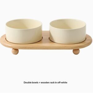 Ceramic Cat And Dog Food Bowls Pet Bowl Supplies
