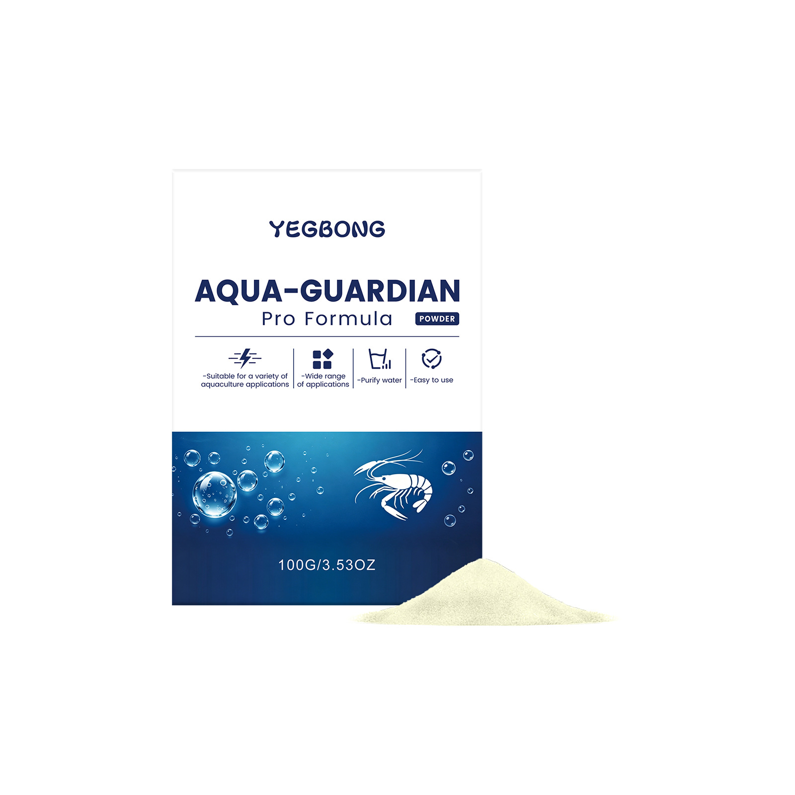 Yegbong Aquarium Guardian Water Purification Household Fish Tank Cleaning Water Care Water Clarifying Powder