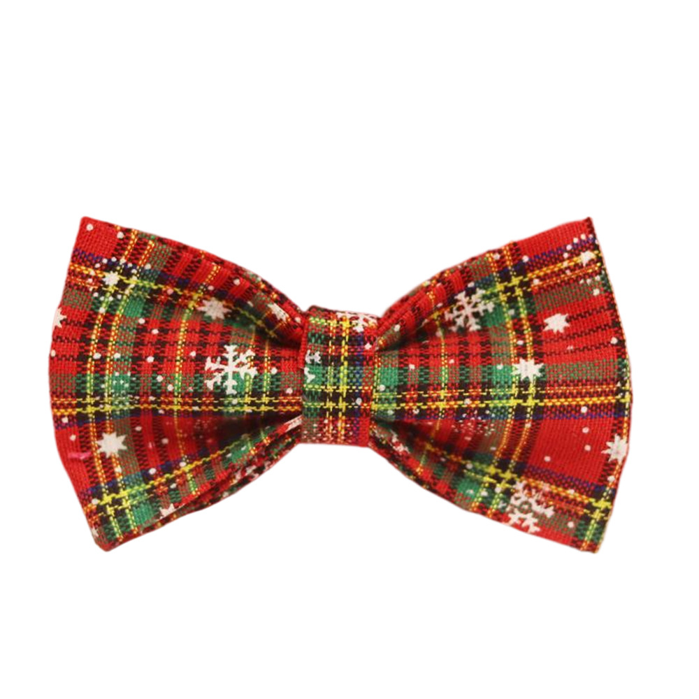 Green Background Snowflake Christmas Pet Collar - Image 3