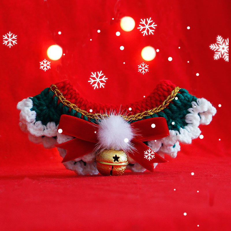 Cat Collar Scarf  Pet ChristmasNew Year's