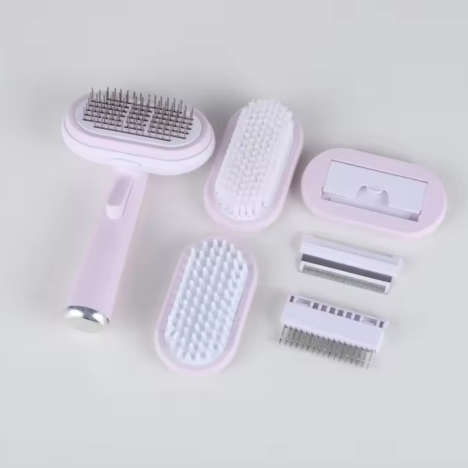 5-in-1 Eco-friendly Plastic Pet Grooming Set - Image 2