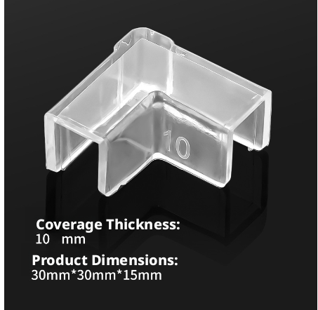 Transparent fish tank corner protectors-suitable for 5.5mm-1 pack - Image 4