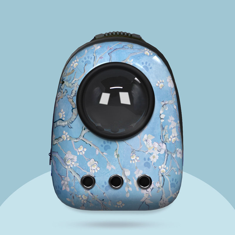 Cat Bag Go Out Portable Breathable Space Pet Compartment Double Shoulder Cat Backpack - Image 6
